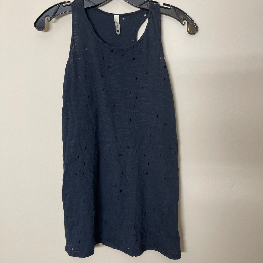 POMELO Girl's Distressed Tank Top, size XL